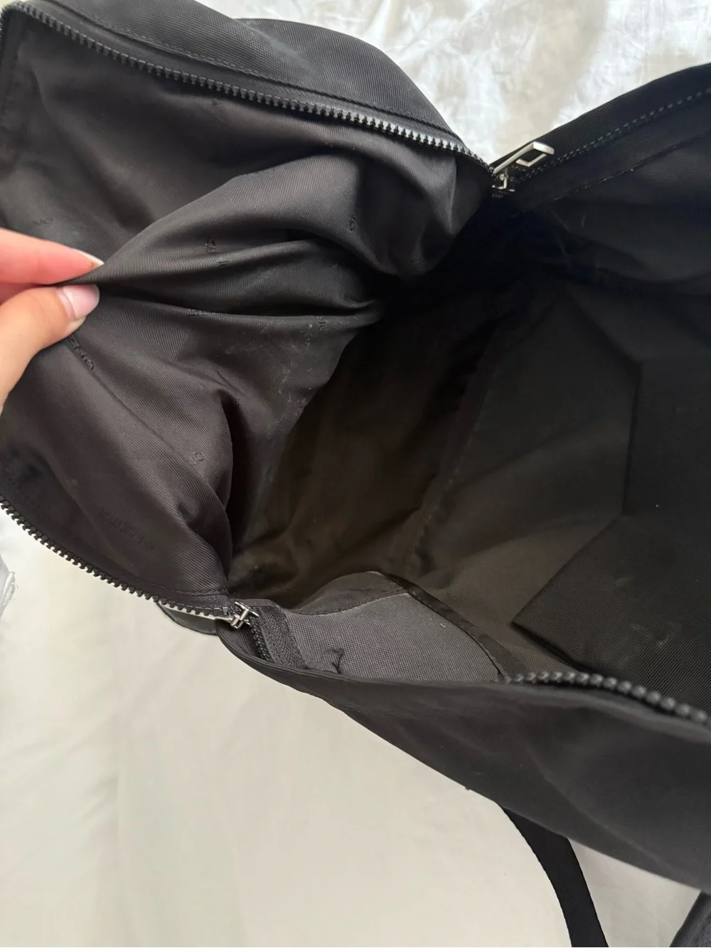 KENZO PARIS Black Backpack with Tiger Logo